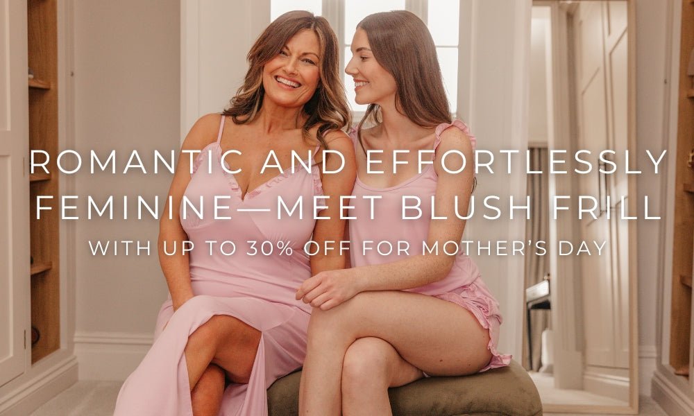 Introducing Blush: The New Colour in Bamboo Frill Nightwear - Pretty You London