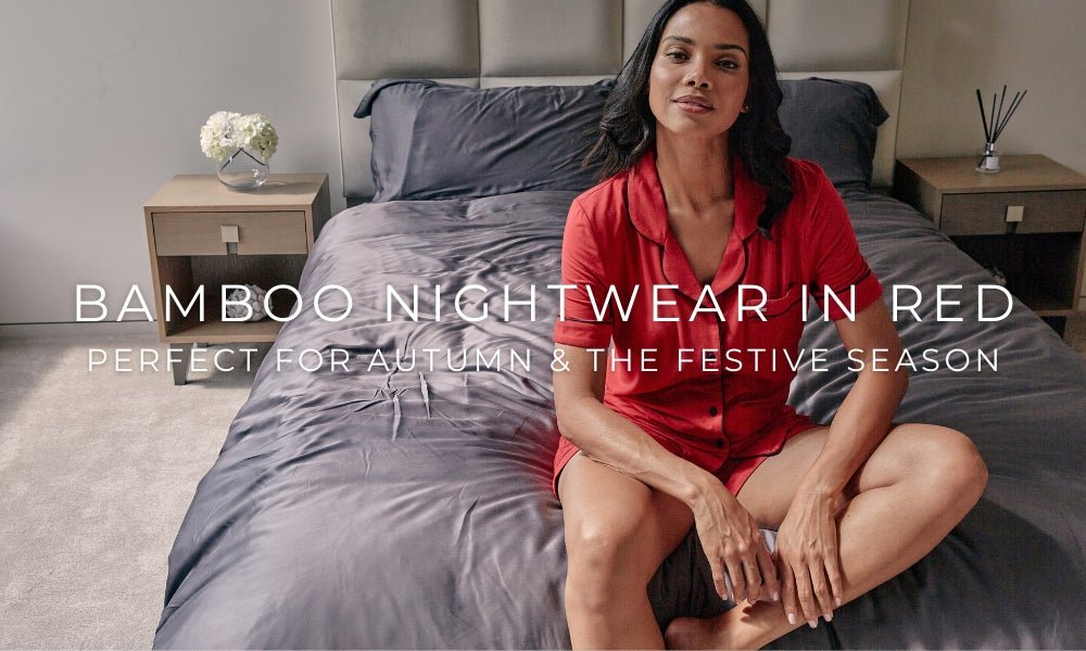 Introducing Bamboo Nightwear in Red: Perfect for Autumn & the Festive Season - Pretty You London