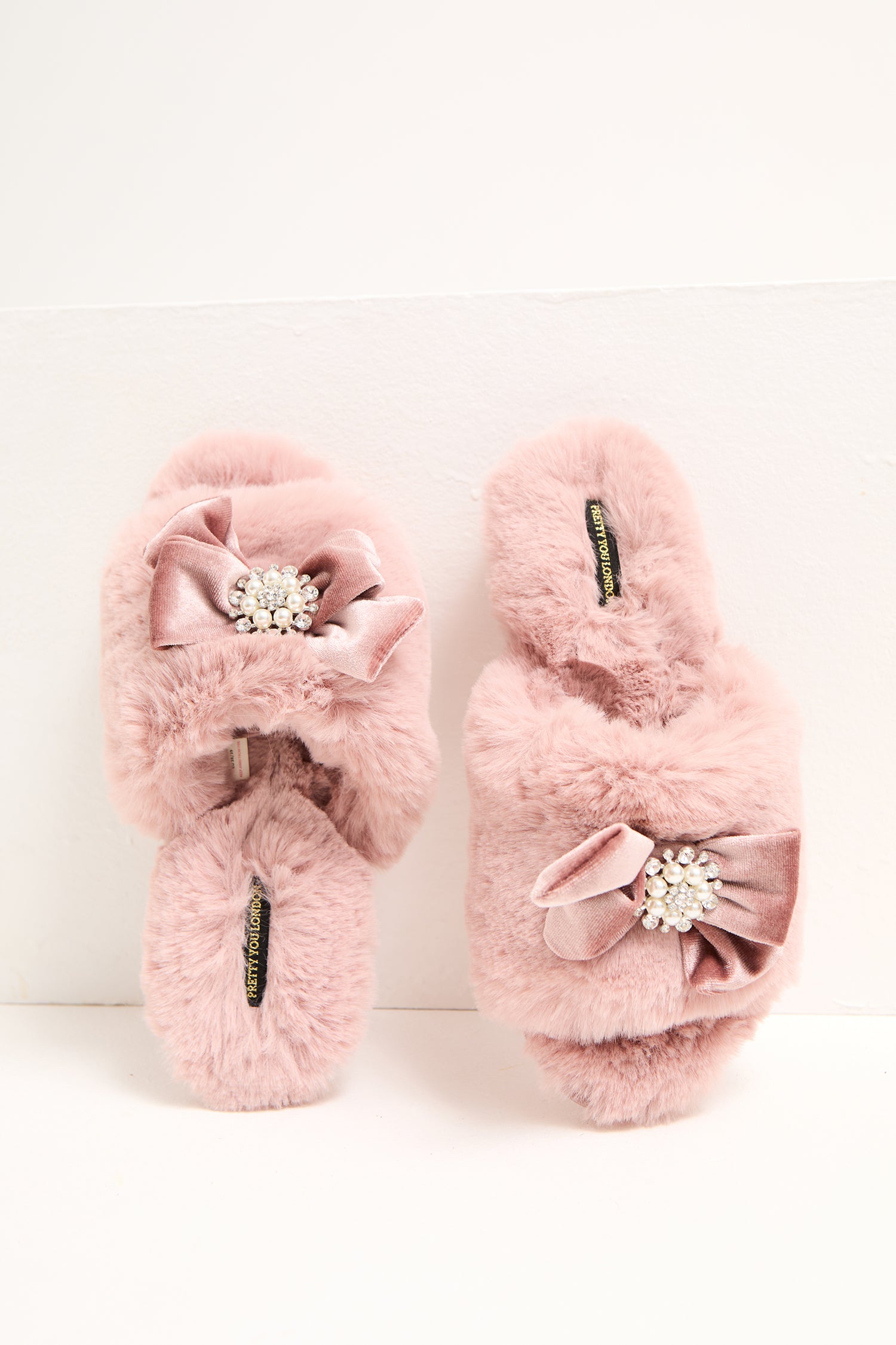Anya Slippers in Pink - Slippers