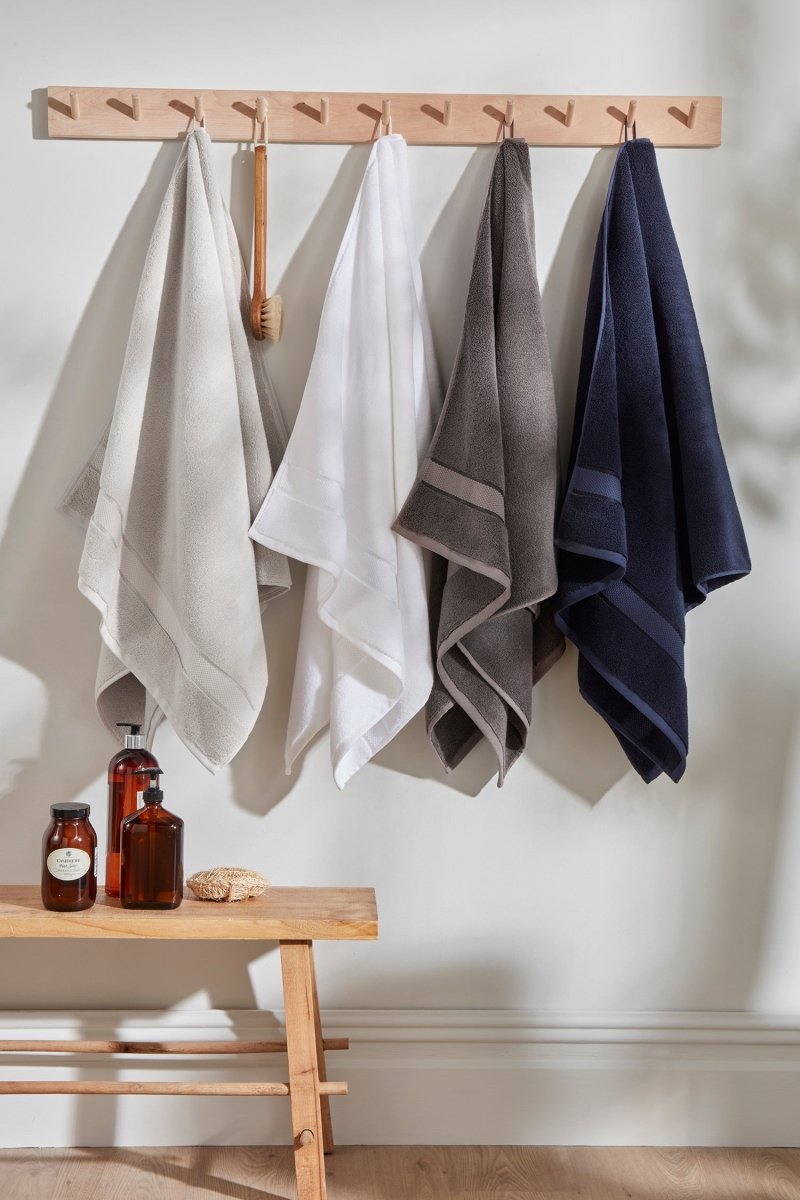 Bamboo Bath Towel in Light Grey - Bath Towels