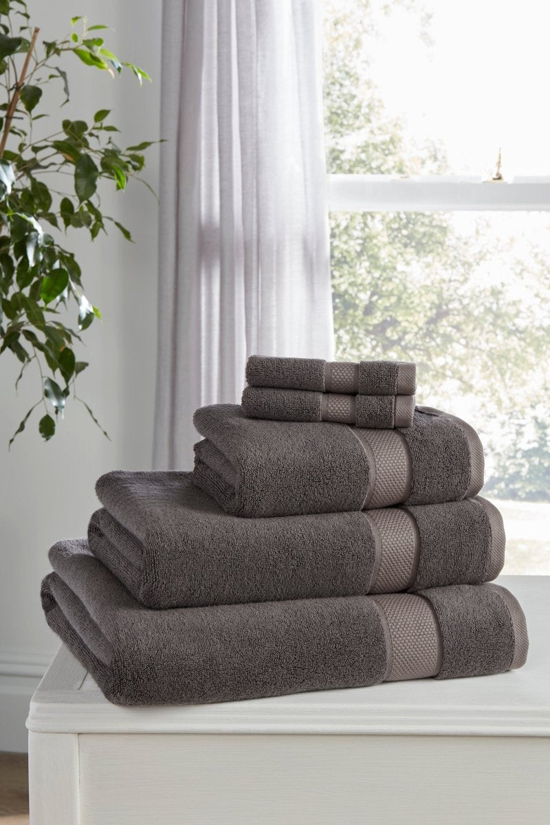 Bamboo Bath Towel in Smoke Grey - Bath Towels