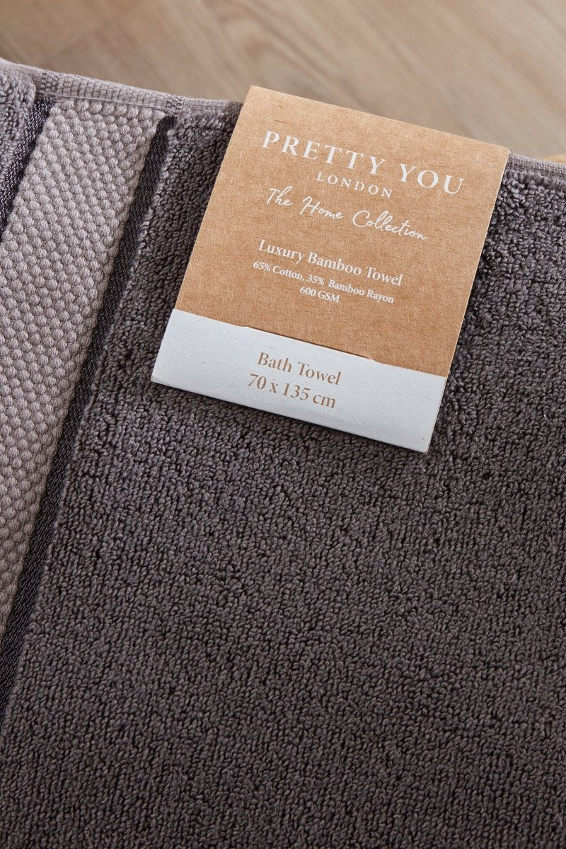 Bamboo Face Cloth in Smoke Grey - Washcloths