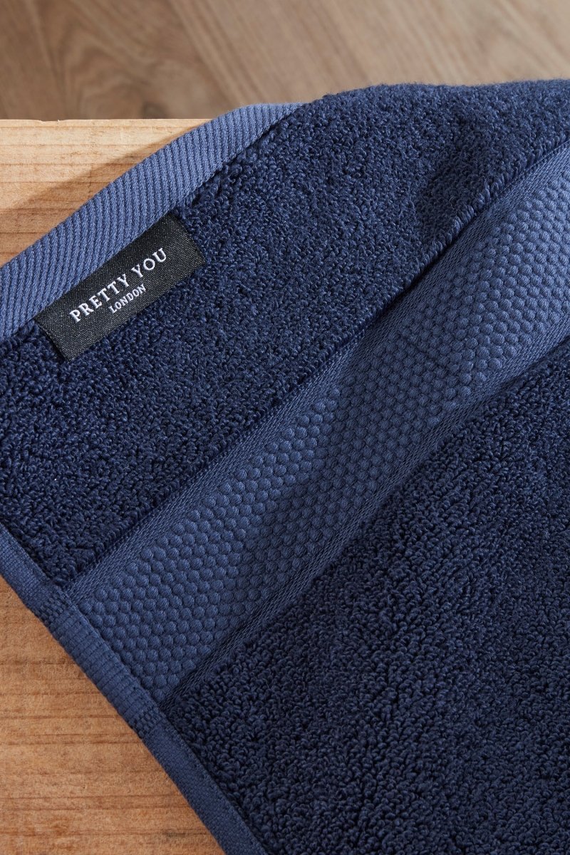 Bamboo Hand Towel in Midnight - Bath Towels
