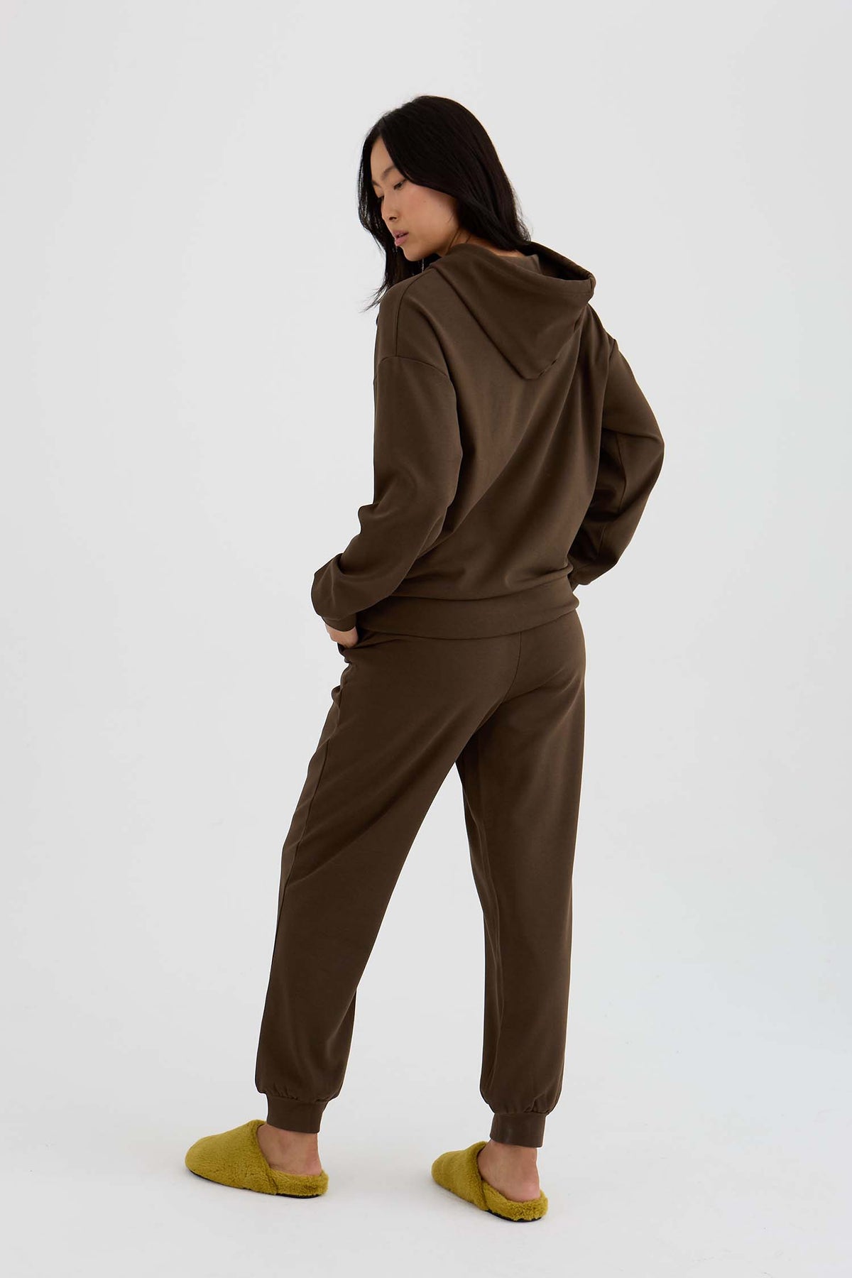 Bamboo Fleece Joggers In Slate