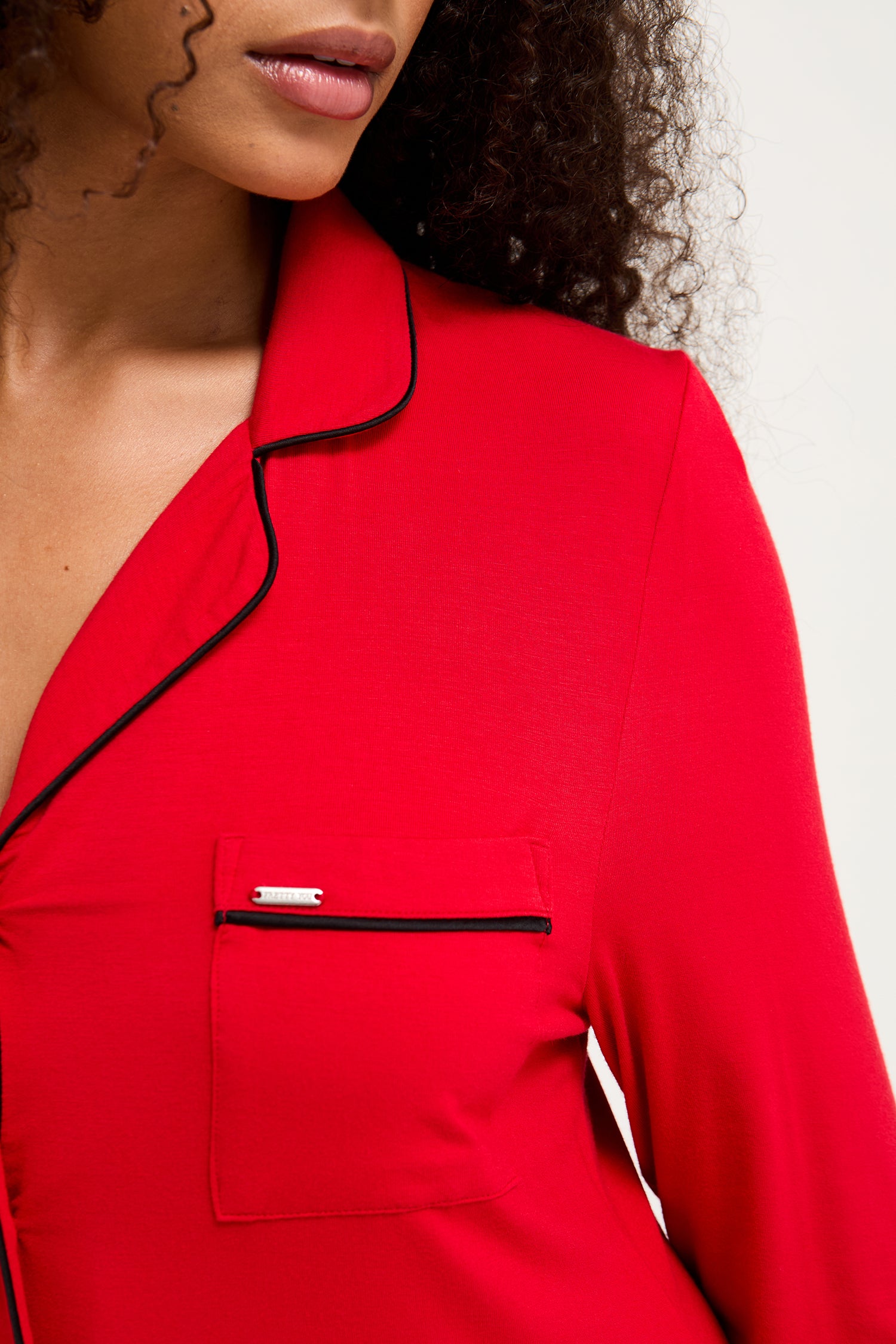 Bamboo Nightshirt in Red