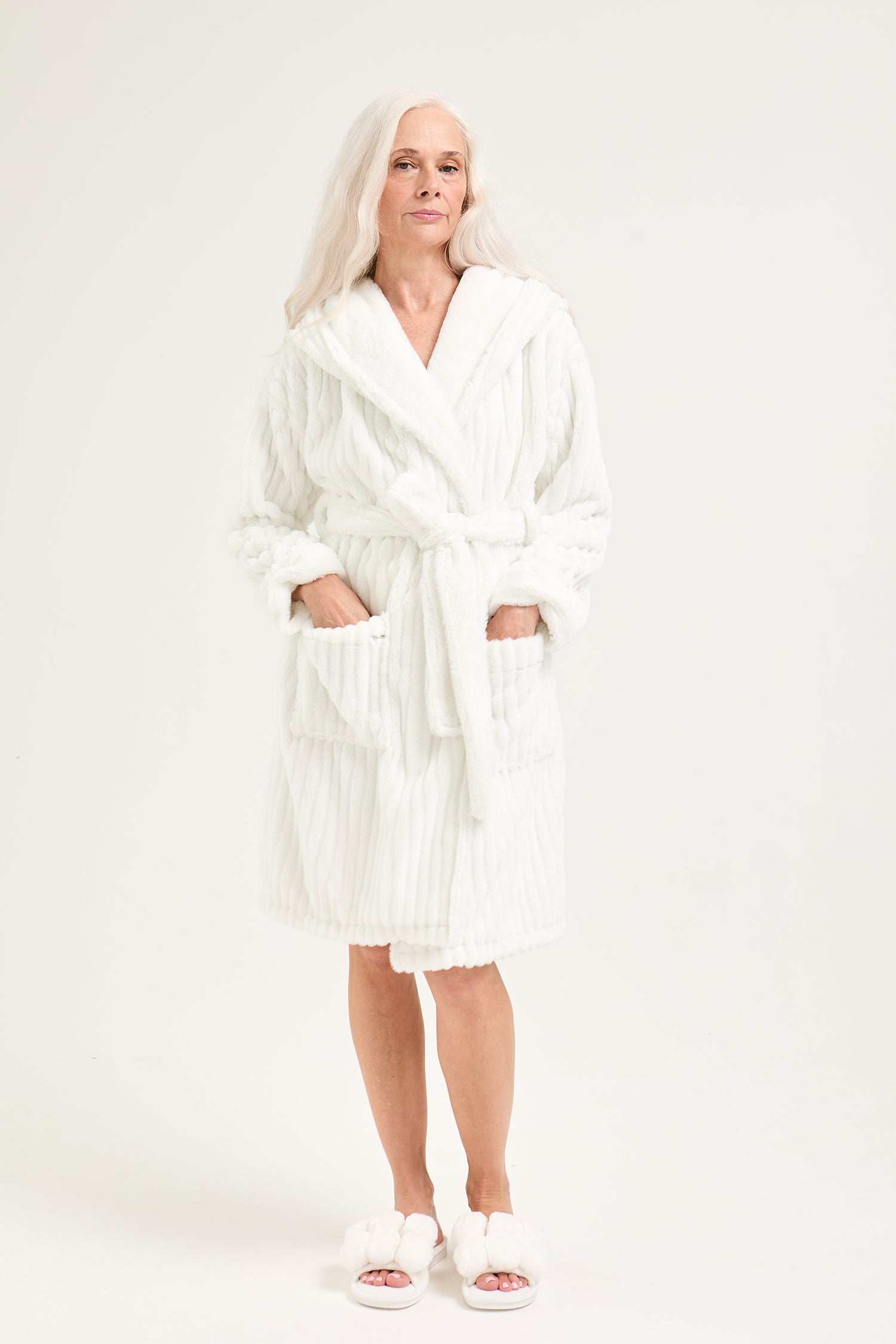 Cloud Dressing Gown in Cream