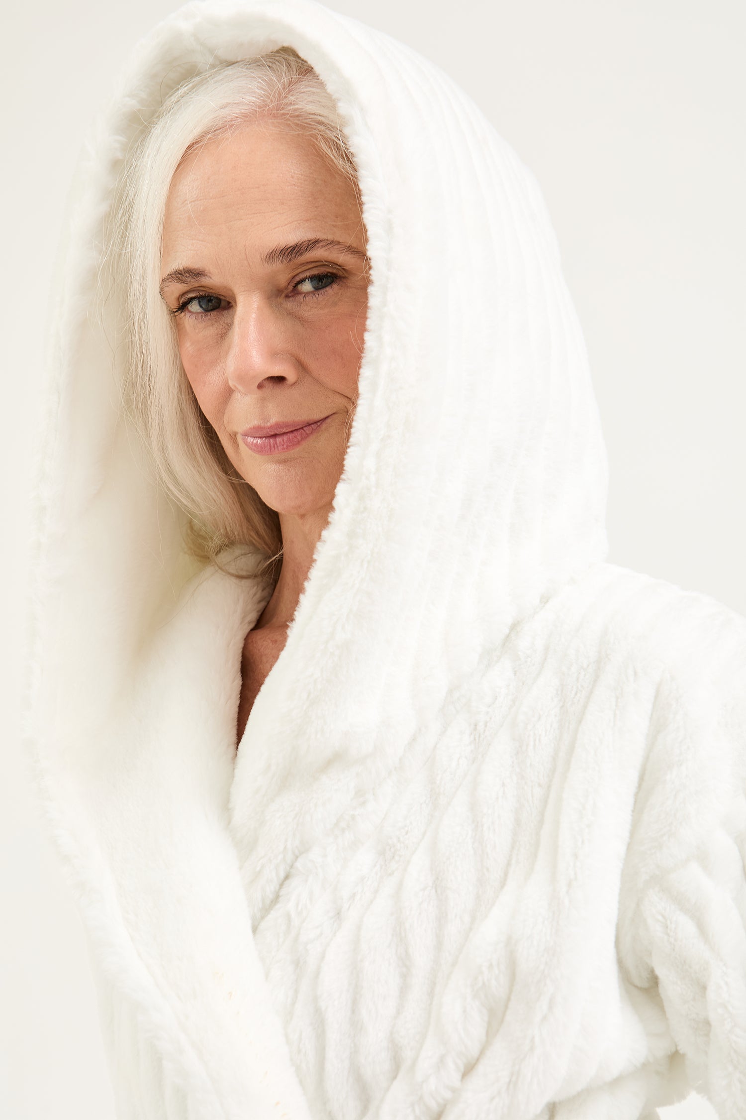 Cloud Dressing Gown in Cream