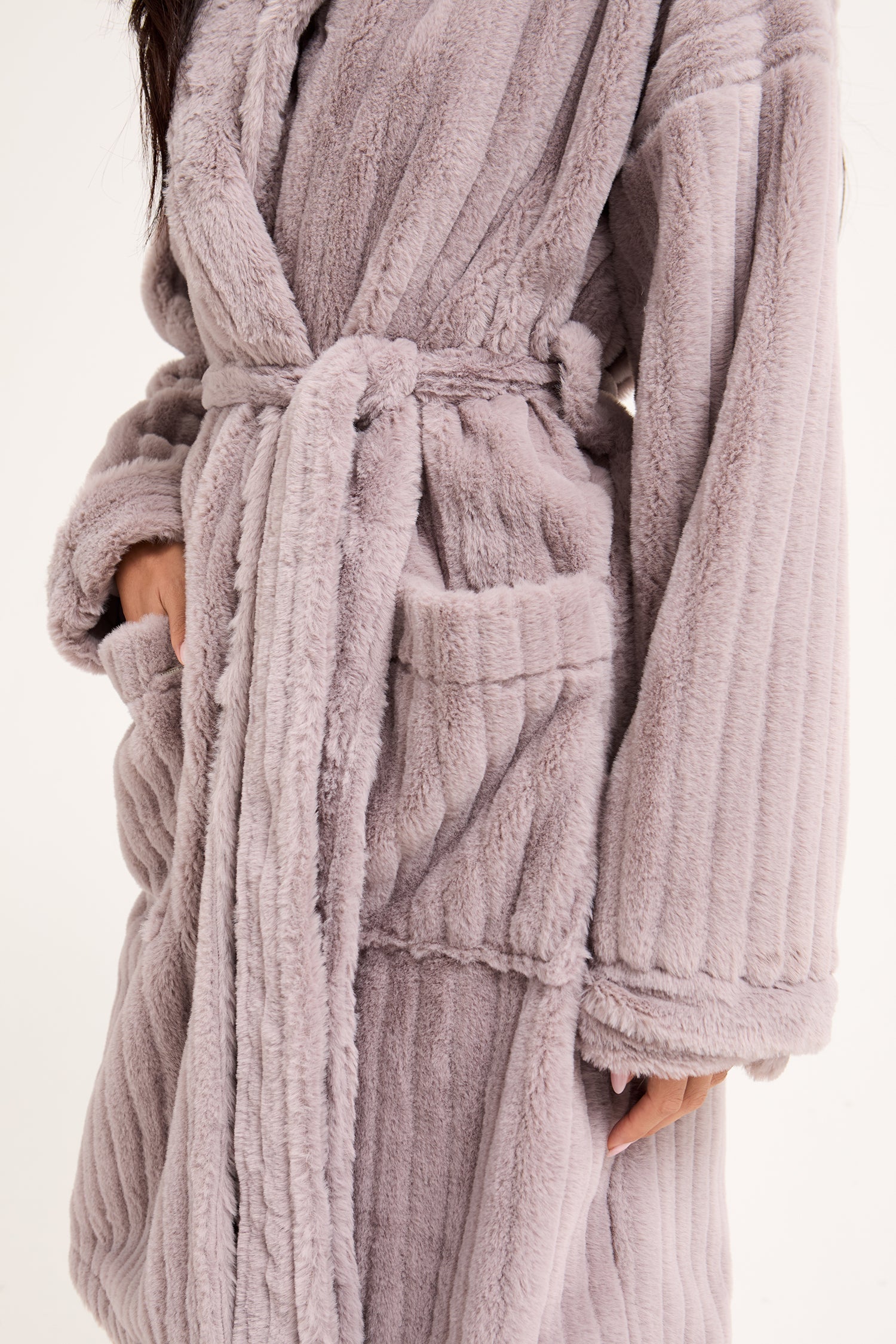 Cloud Dressing Gown in Mink