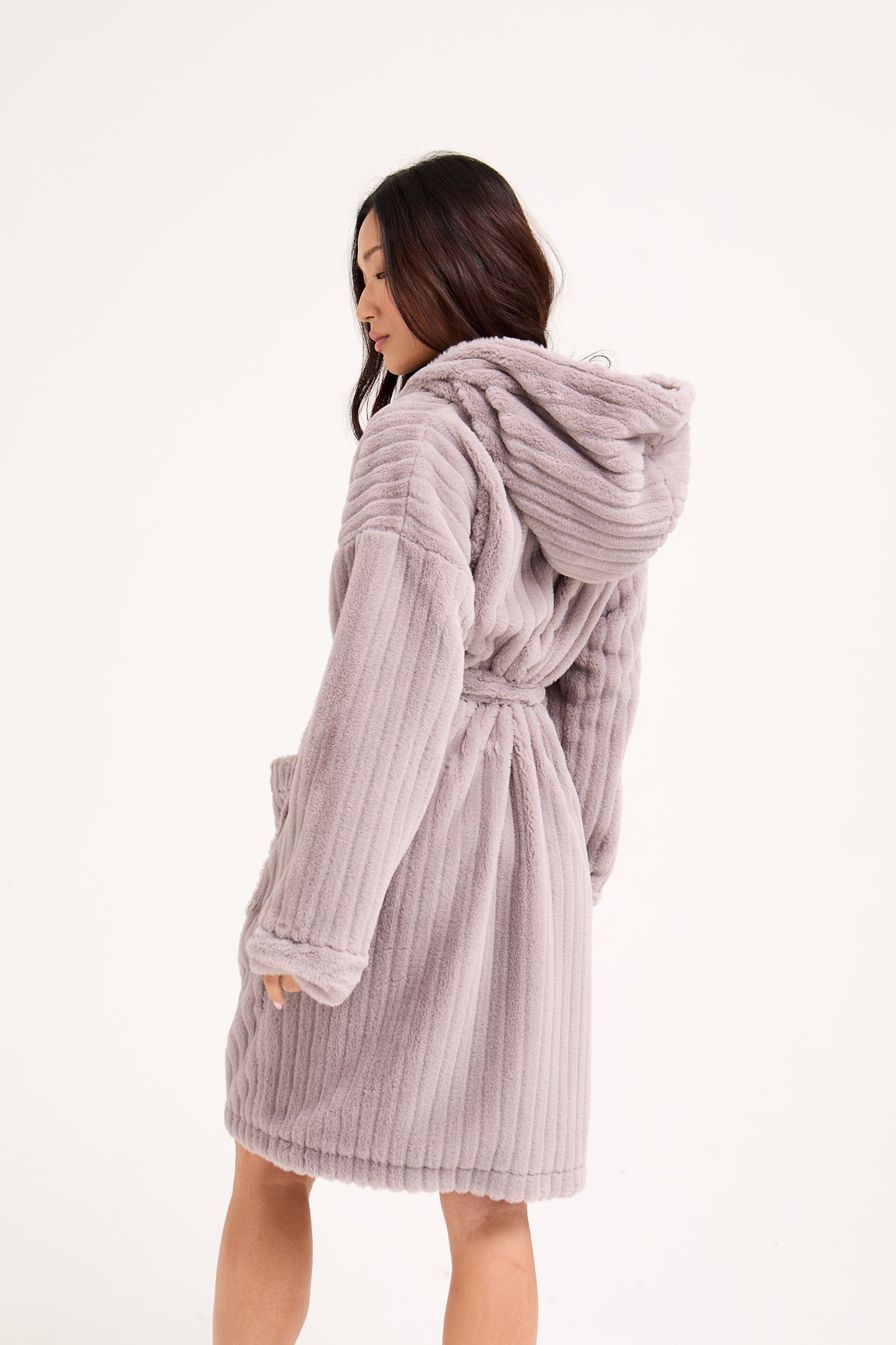 Cloud Dressing Gown in Mink - Wholesale - Robes