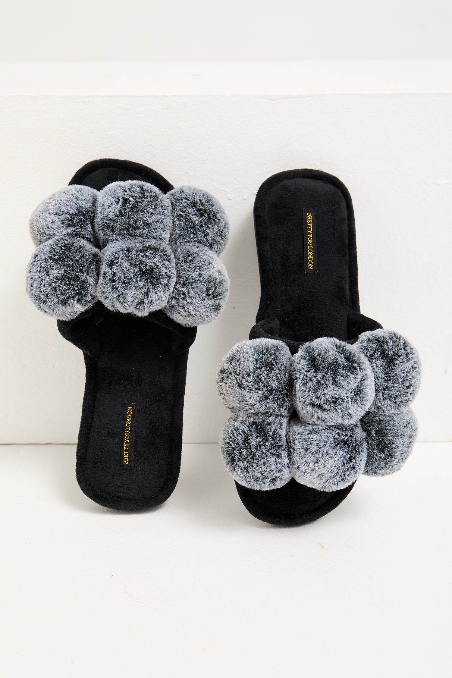 Dolly Slippers in Black