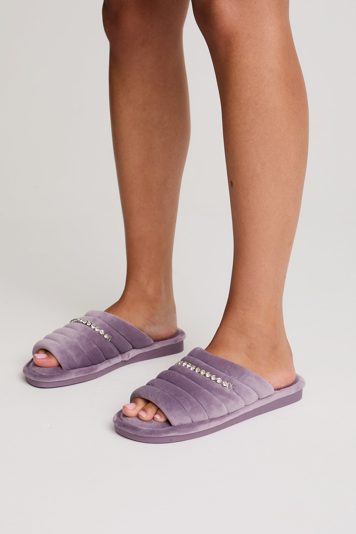 Frankie Slippers in Lavender - Slippers
