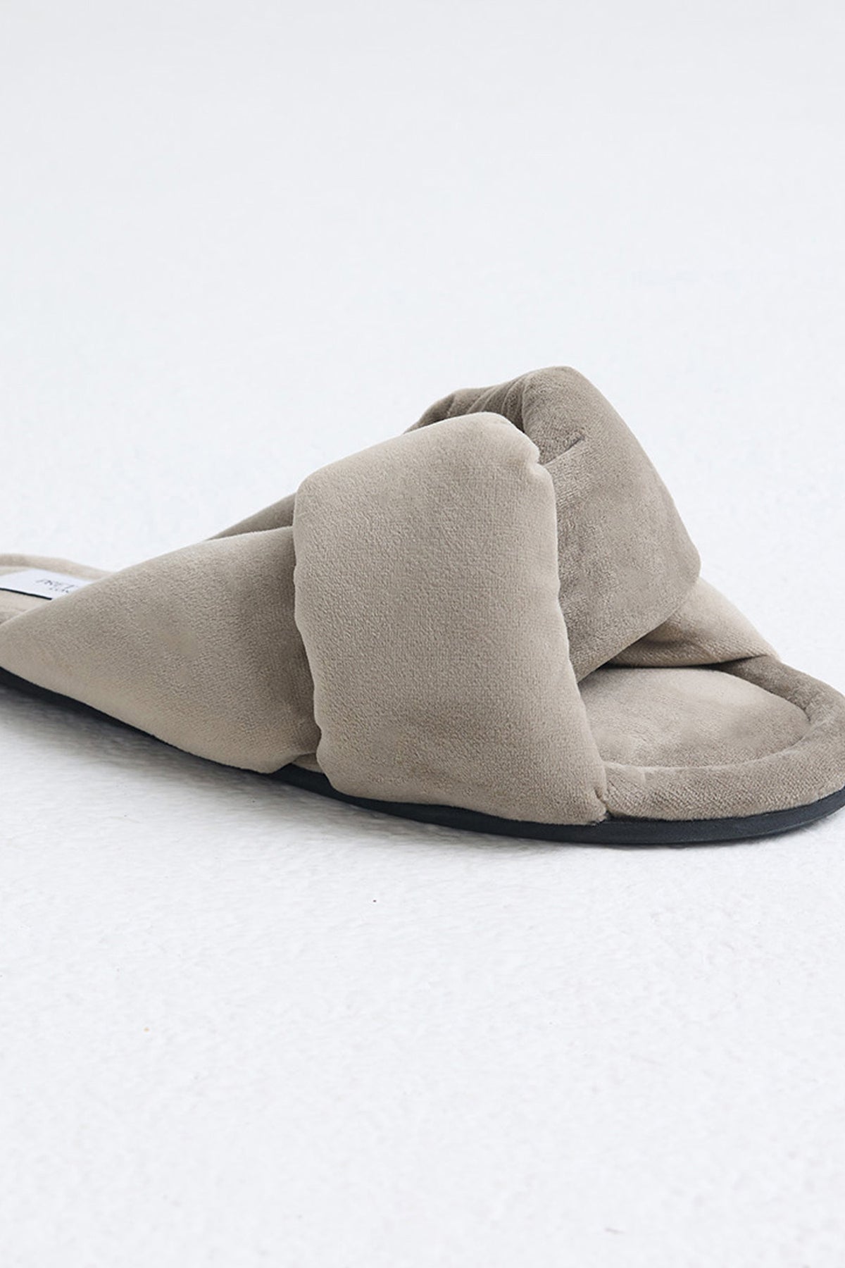 Velvet Knot Mule In Wild Dove