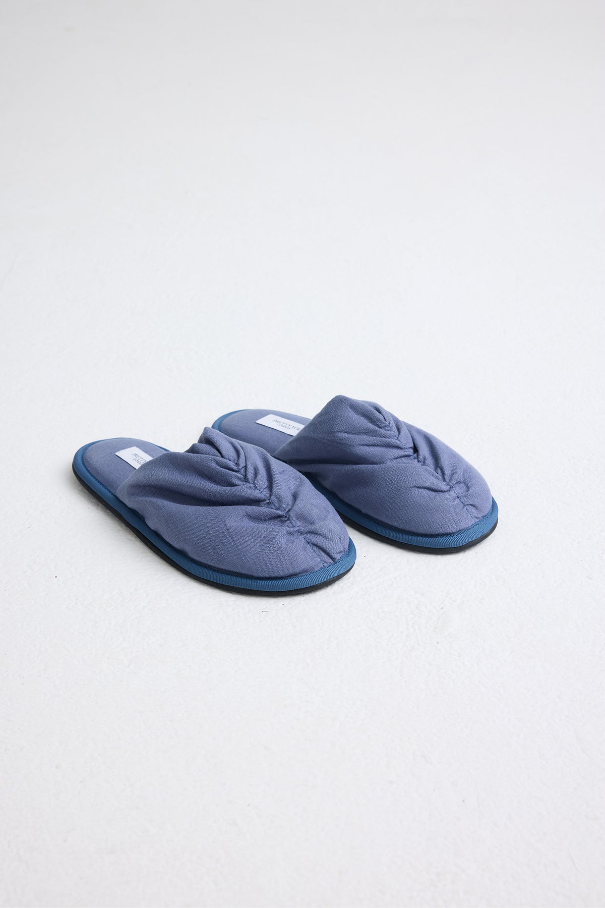 Linen Mule In Folkestone Grey