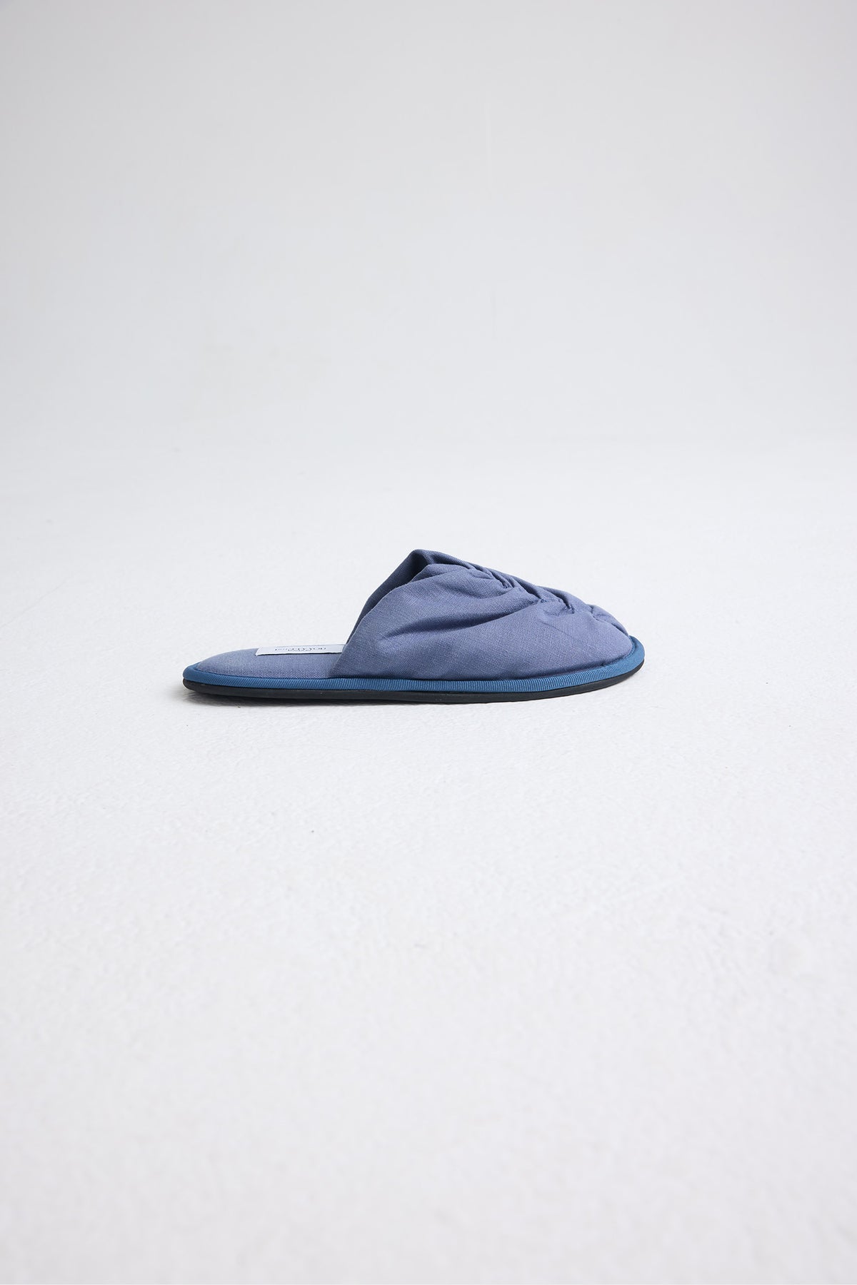 Linen Mule In Folkestone Grey
