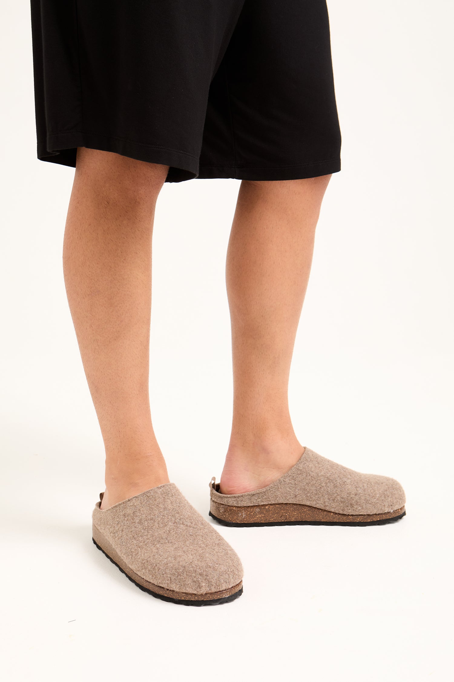 Mister You Jamie Mule Slippers in Mink - Pajamas