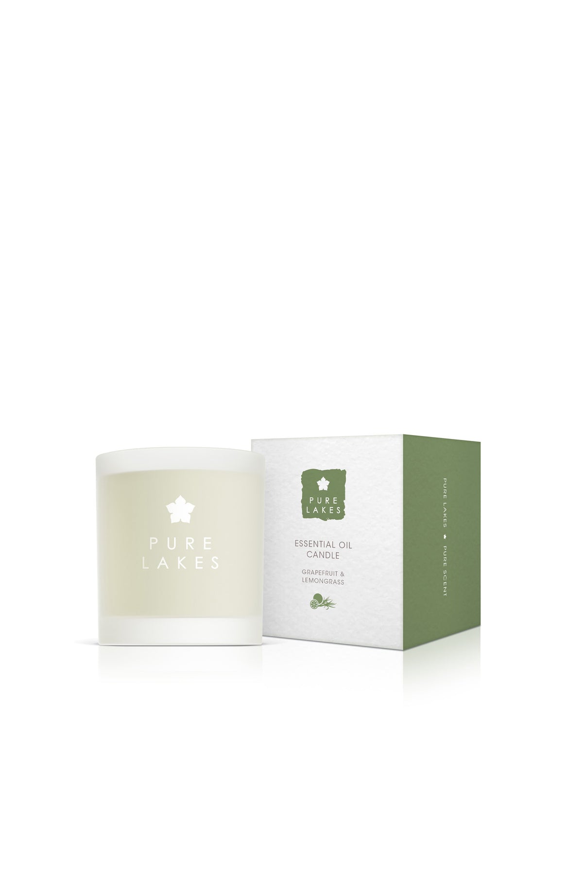 Grapefruit & Lemongrass Scented Candle
