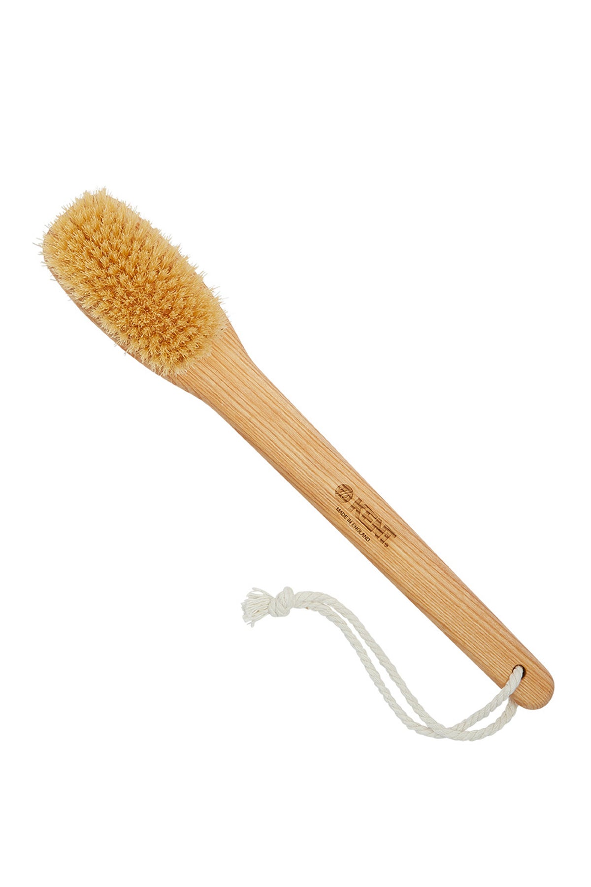 Natural Bristle Long Handle Bath Brush