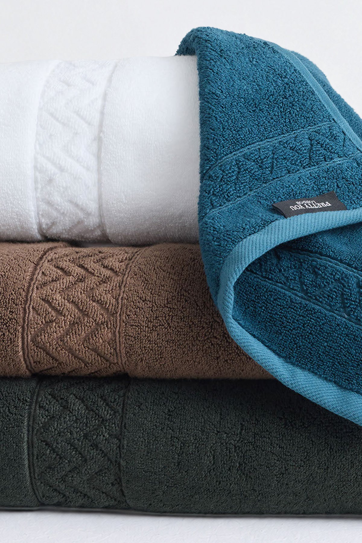 Bamboo Hand Towel In Mocha