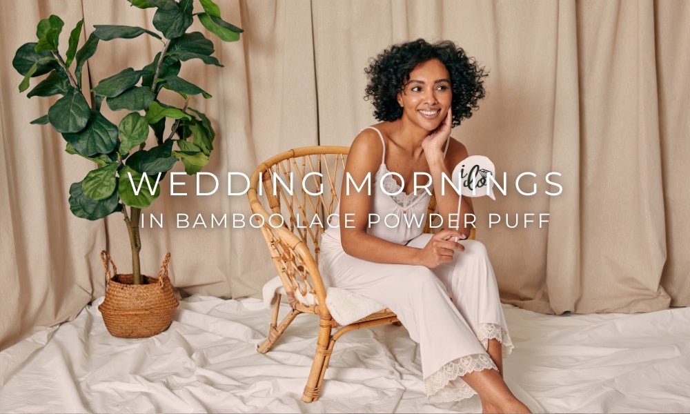 Bridal Perfection: Bamboo Lace in Powder Puff for Wedding Mornings &amp; Beyond - Pretty You London