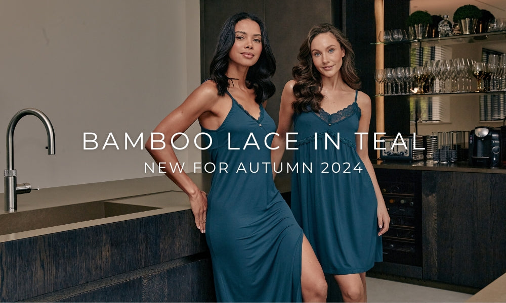 Introducing the New Deep Teal in the Bamboo Lace Collection