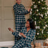 His and Hers Plaid Pyjama Sets in Green