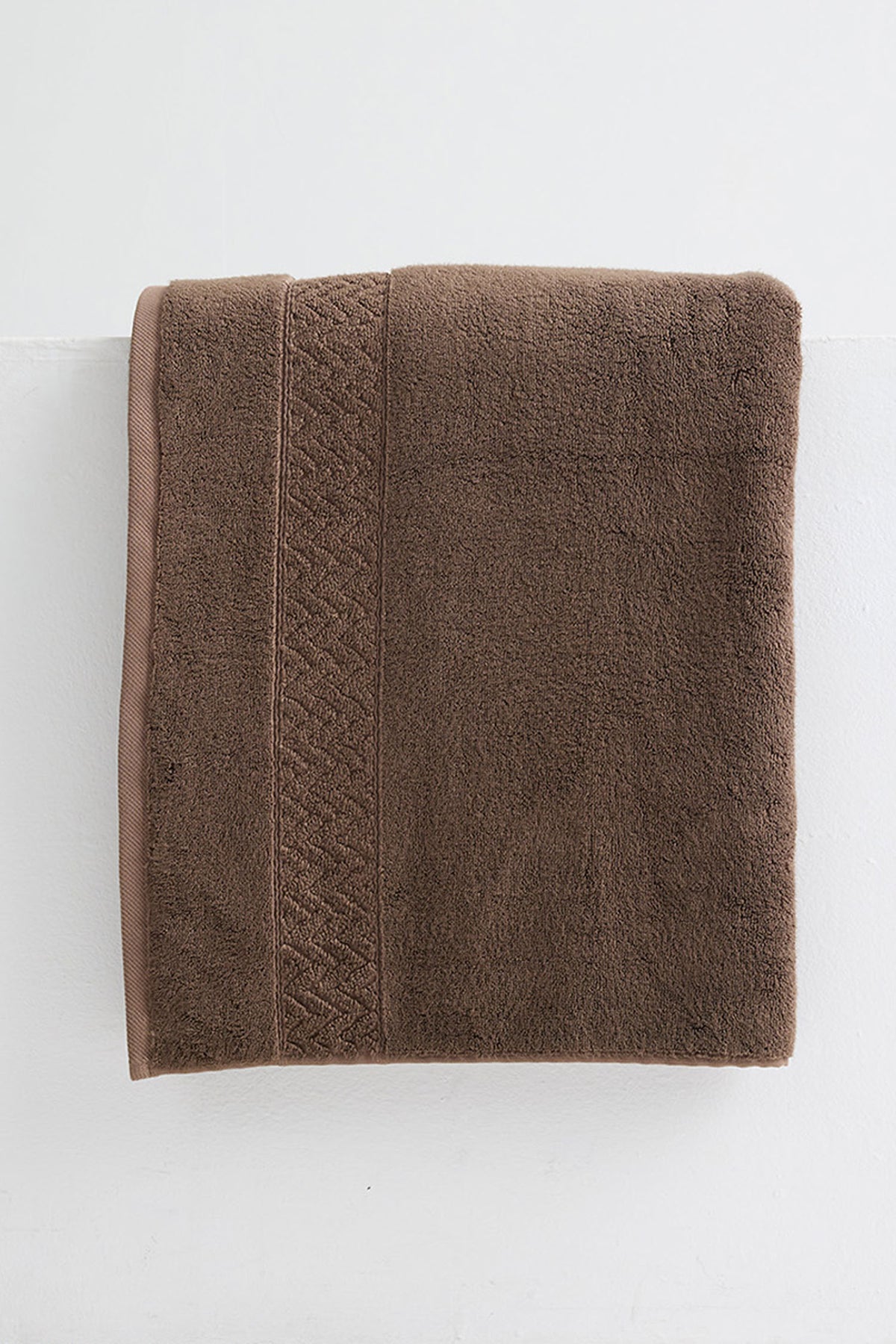 Bamboo Bath Sheet In Mocha