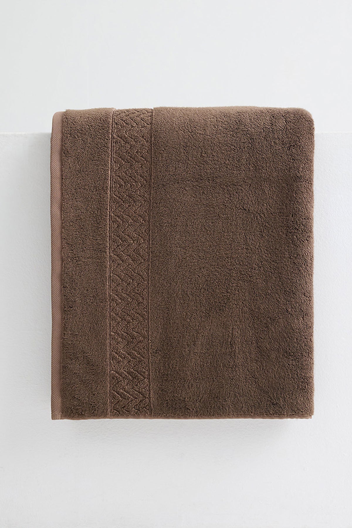 Bamboo Bath Sheet In Mocha