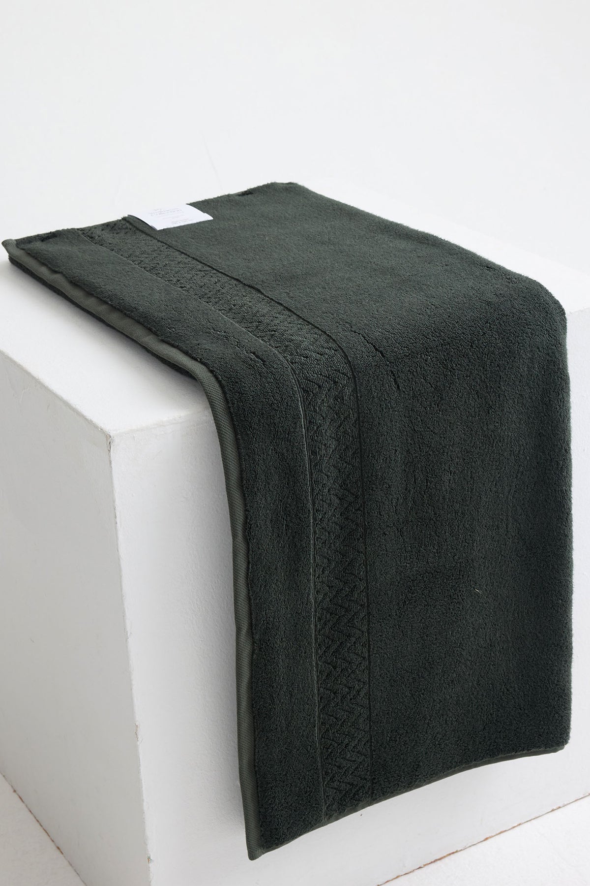 Bamboo Bath Sheet In Olive