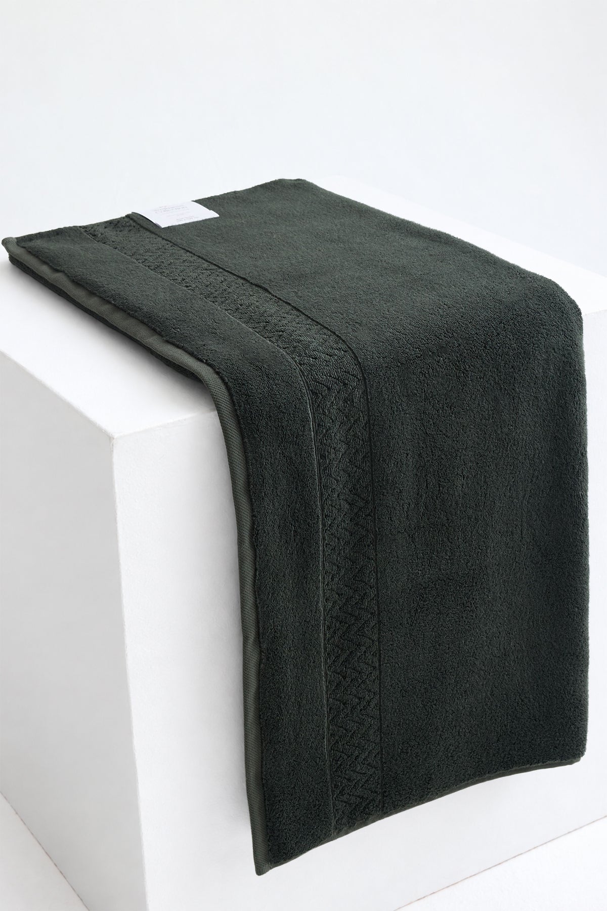 Bamboo Bath Sheet In Olive