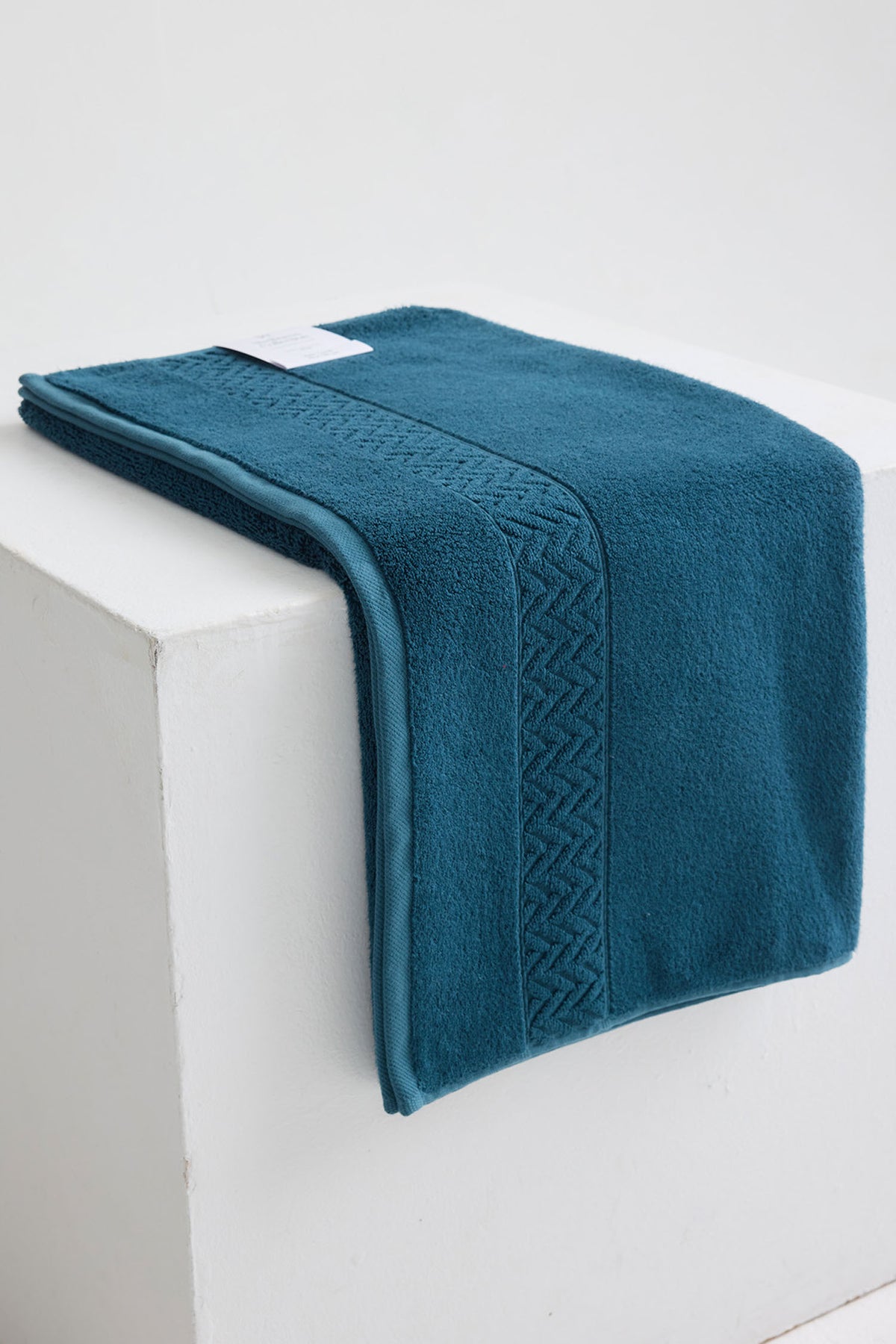 Bamboo Bath Sheet In Teal