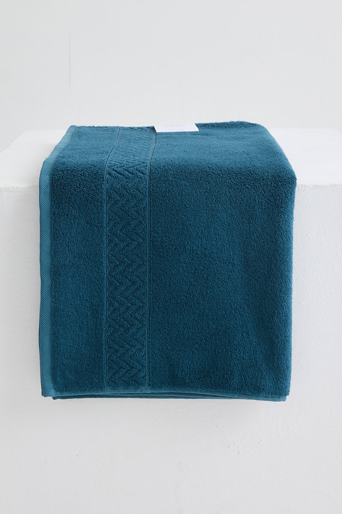 Bamboo Bath Sheet In Teal