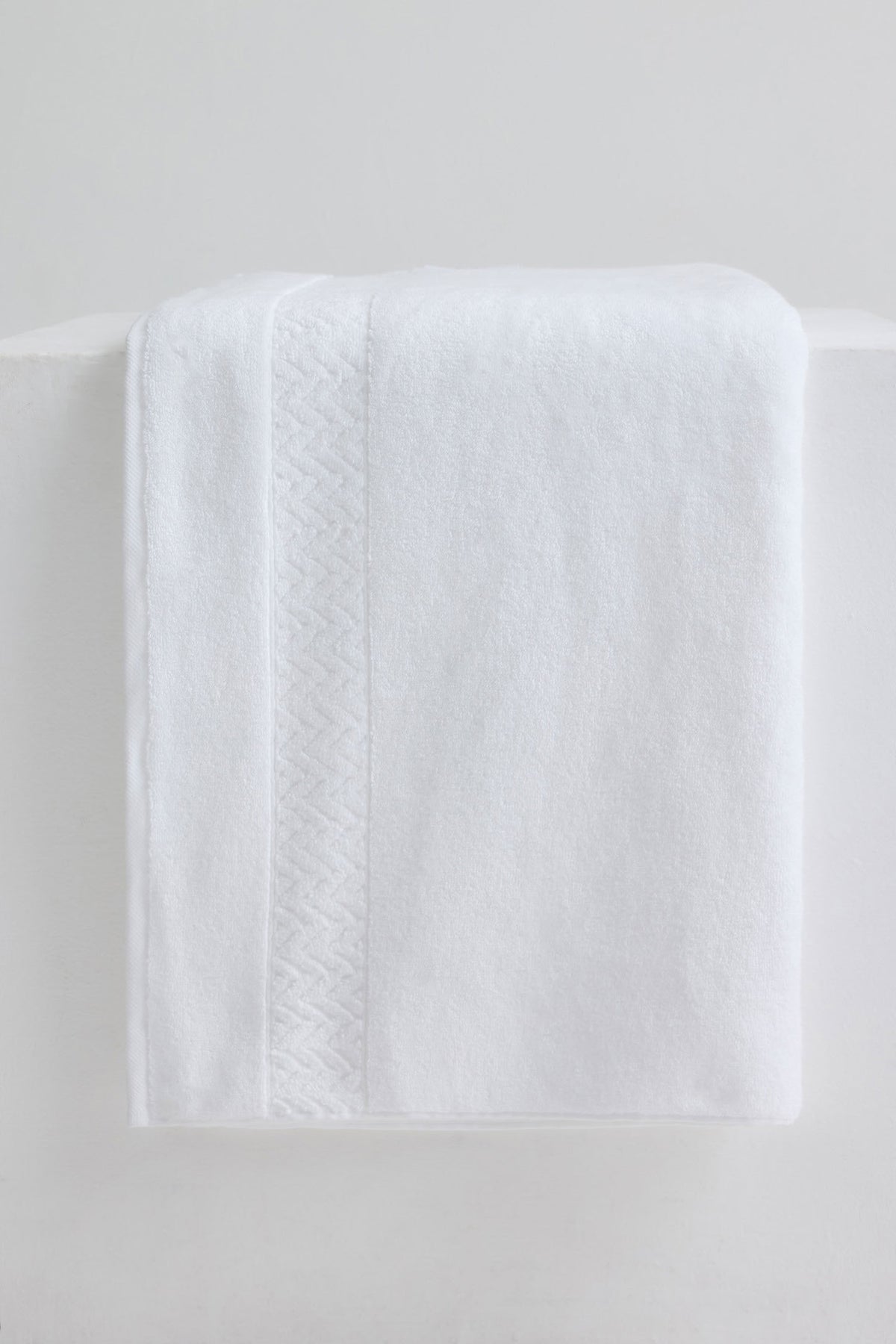 Bamboo Bath Sheet In White