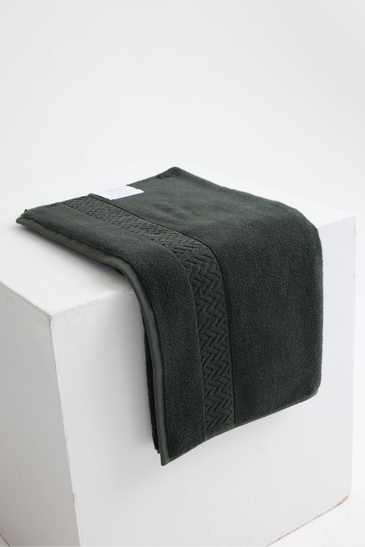 Bamboo Bath Towel In Olive