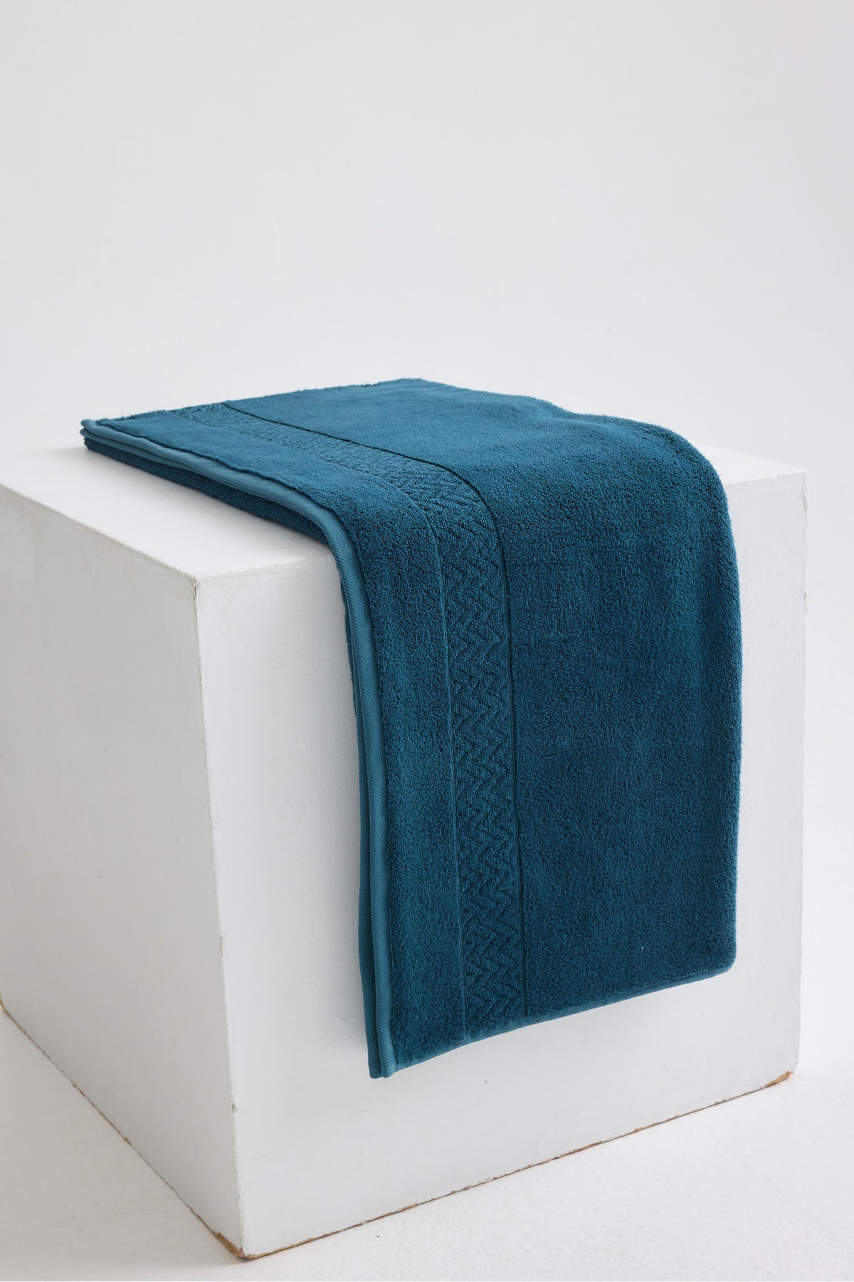 Bamboo Bath Towel In Teal