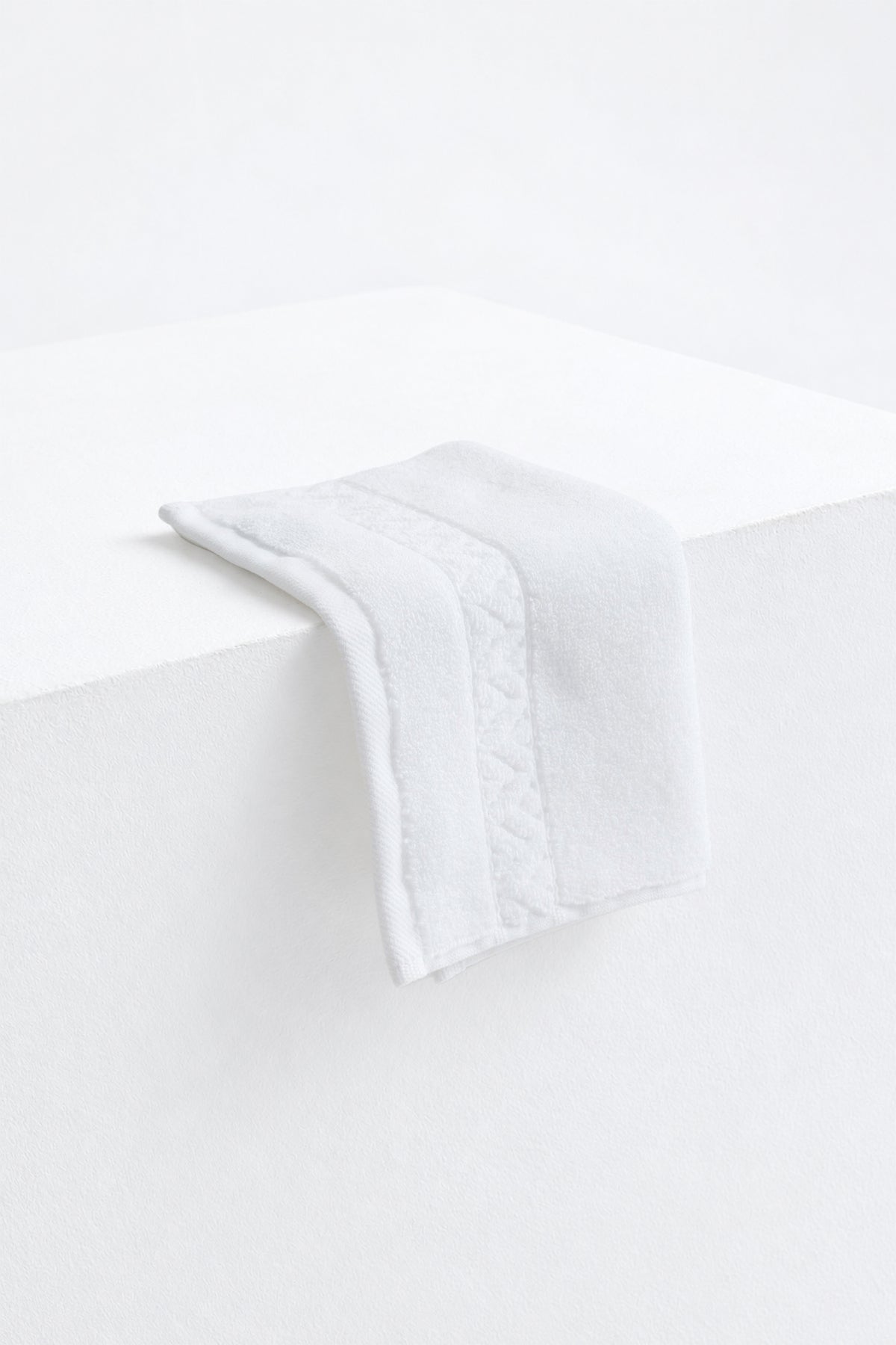 Bamboo Face Cloth In White