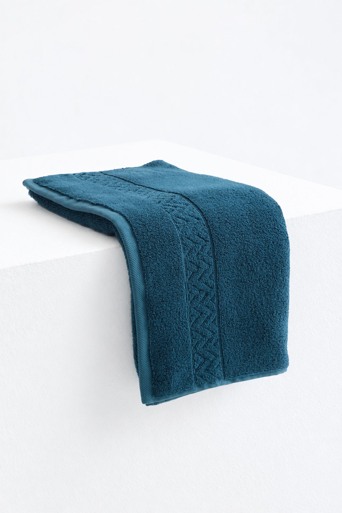Bamboo Hand Towel In Teal