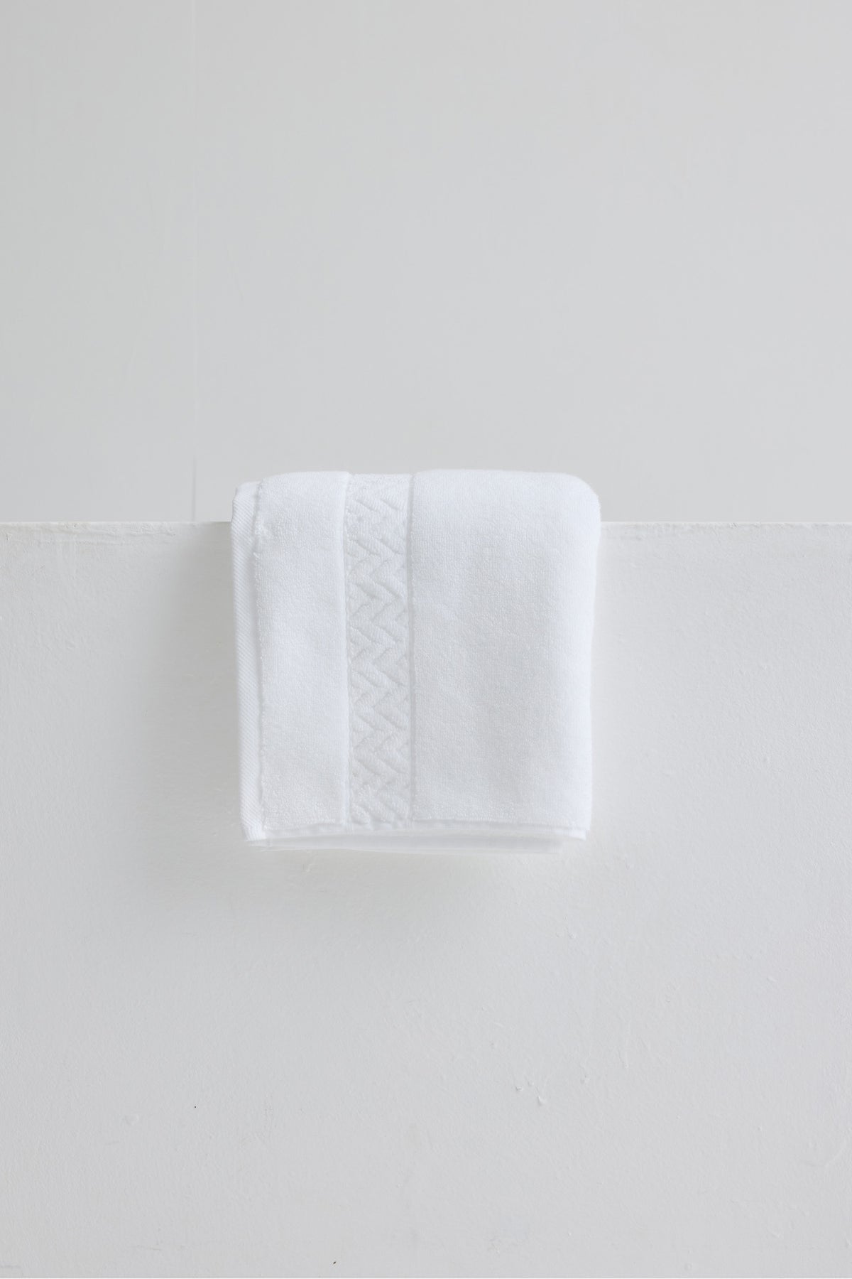 Bamboo Hand Towel In White