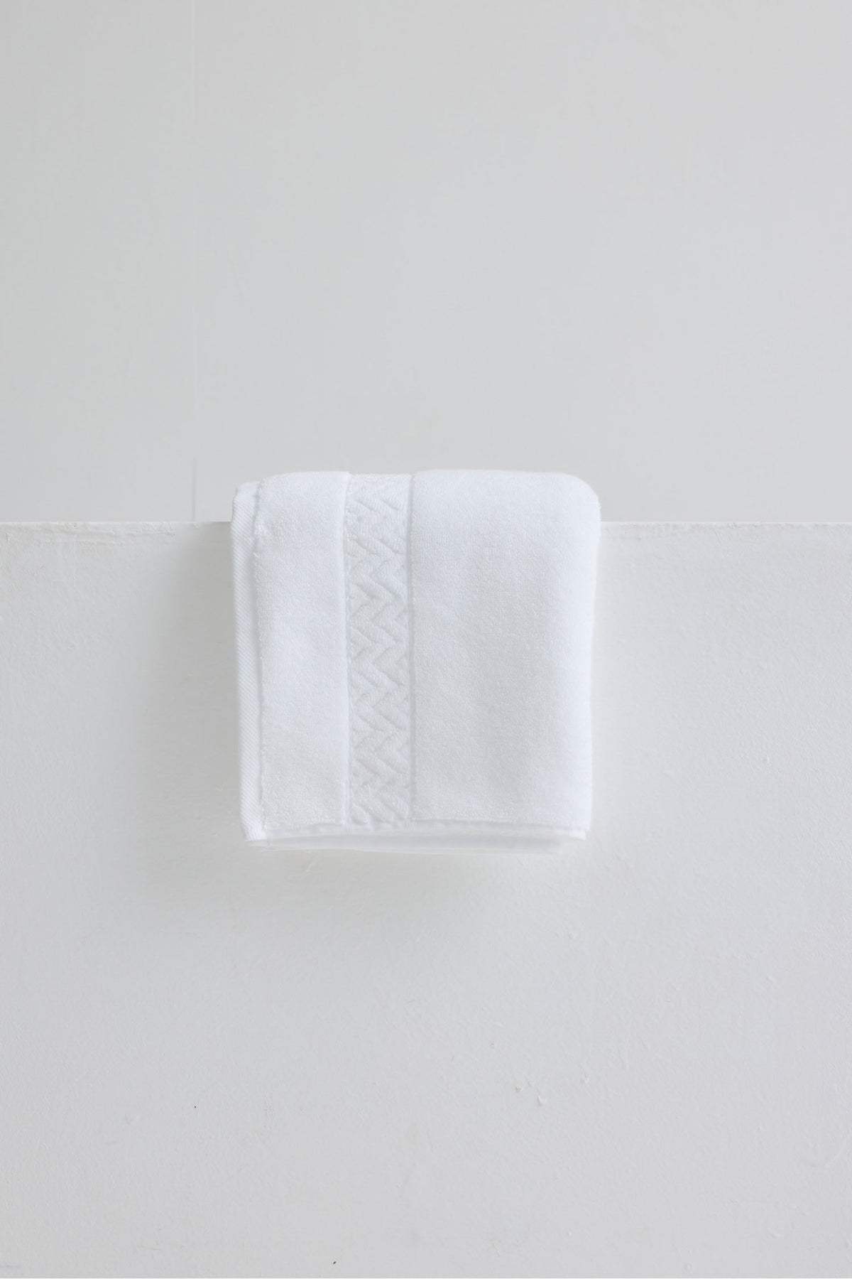 Bamboo Hand Towel In White