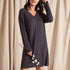 Bamboo Lace Nightdress in Raven