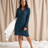 Bamboo Lace Nightdress in Teal