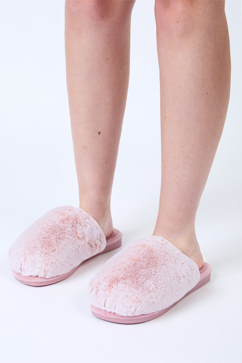 Demi in Pink Slippers