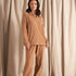 Fleece Lounge Set in Tan