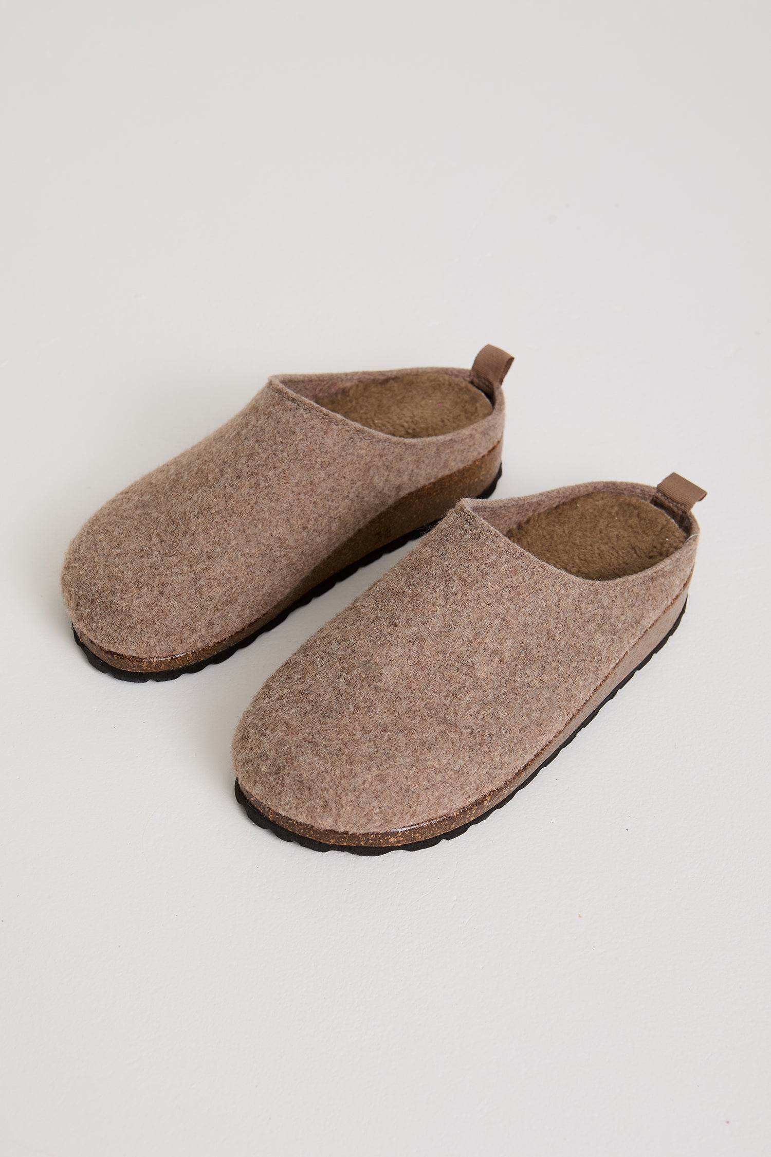 Jamie Mule Slippers in Mink