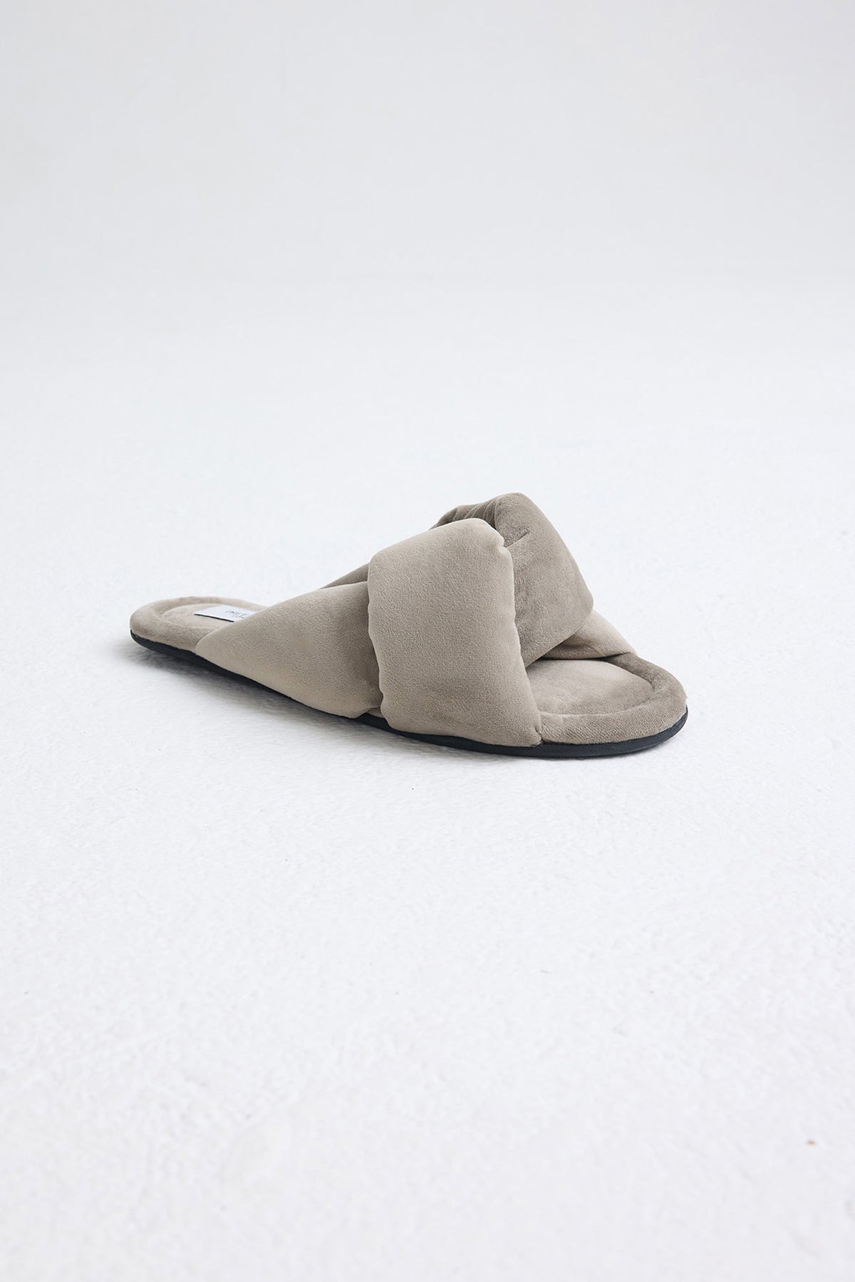 Velvet Knot Mule In Wild Dove