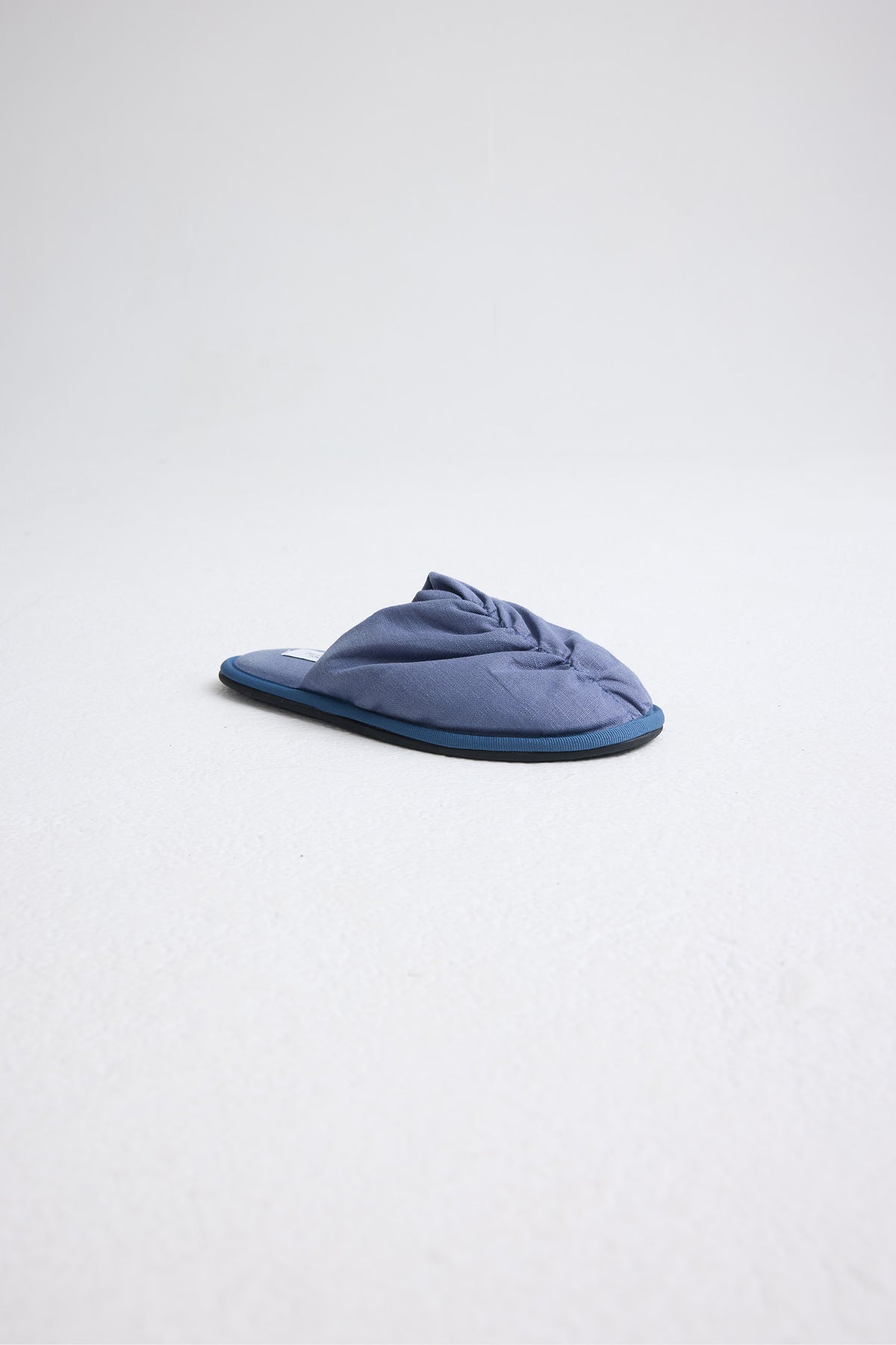 Linen Mule In Folkestone Grey