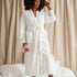 Luxury Suite Waffle Robe in White