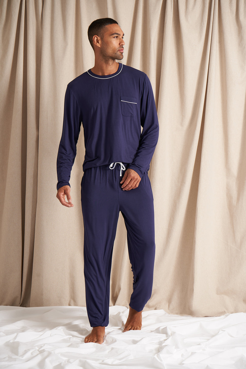 Mister You Bamboo Pyjama Set in Midnight