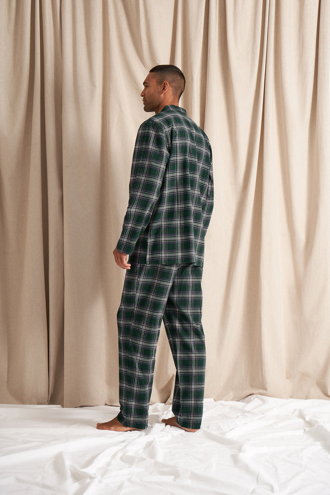 
                  
                    His and Hers Plaid Pyjama Sets in Green
                  
                