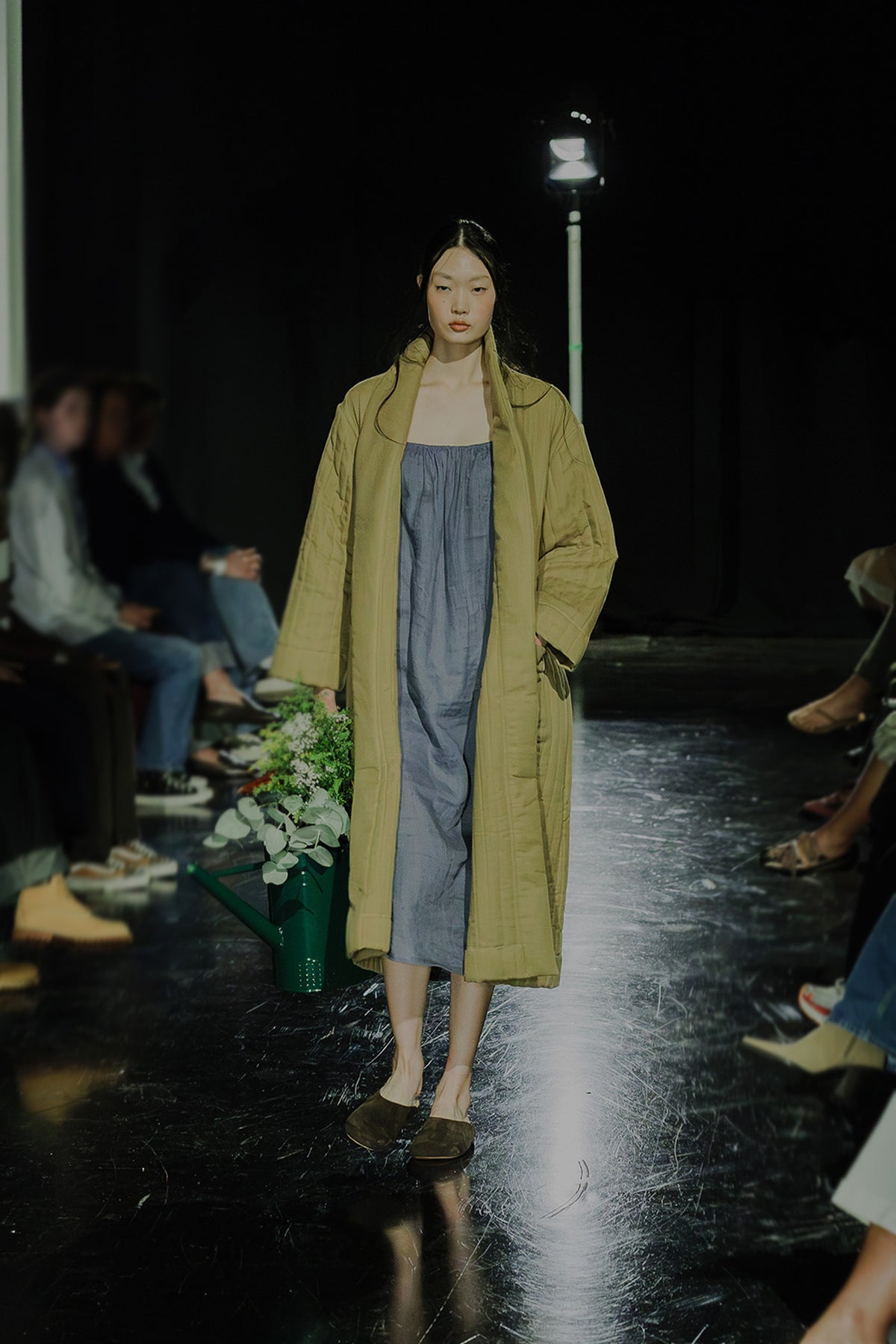 Quilted Cotton Robe In Overland Trek