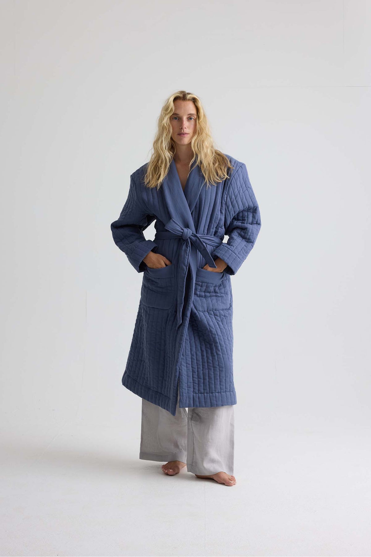 Quilted Cotton Robe Folkestone